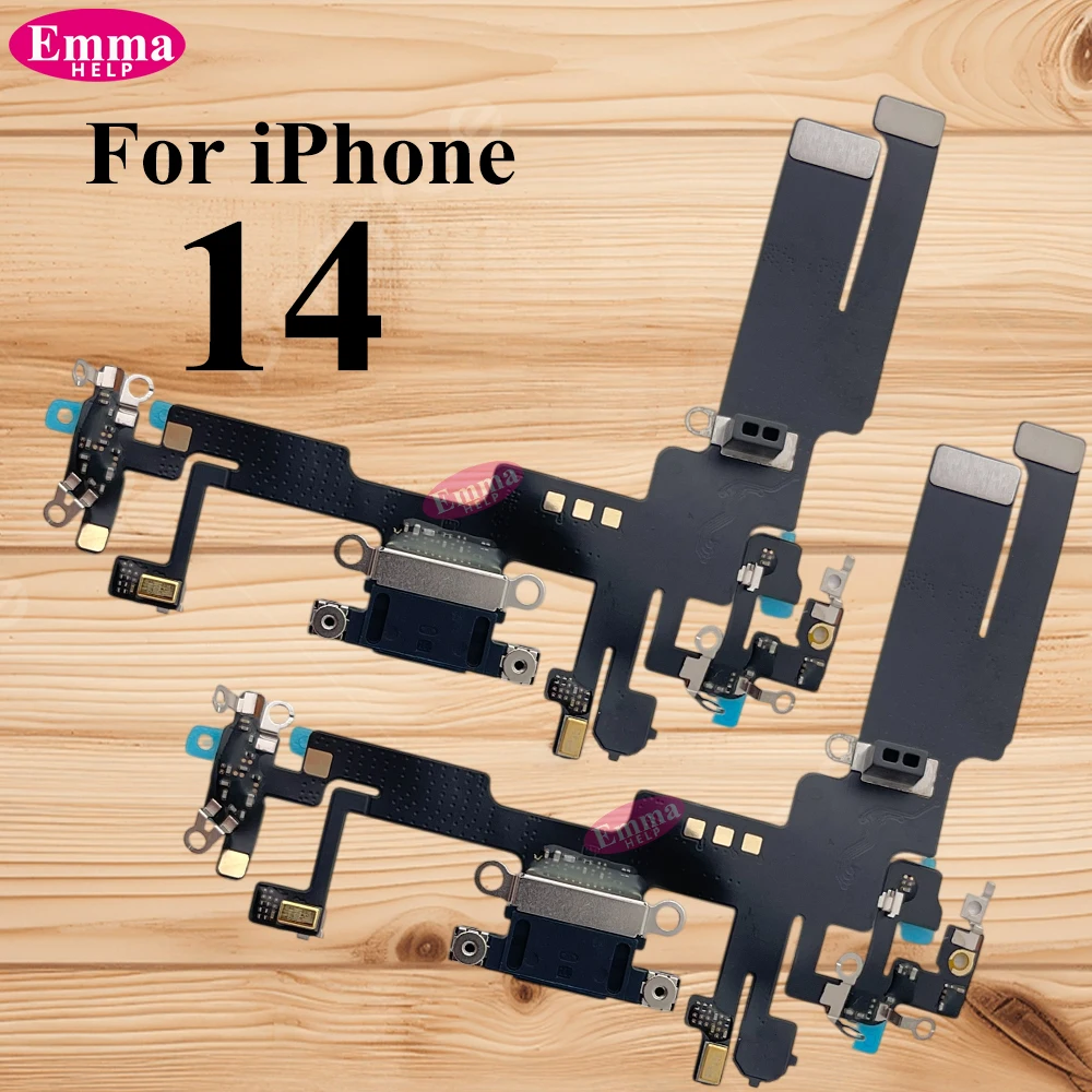 1pcs Charging Port Flex Cable for iPhone 16 15 14 13 12 Pro Max USB Charger Dock Connector With Microphone Ribbon Repair image 5