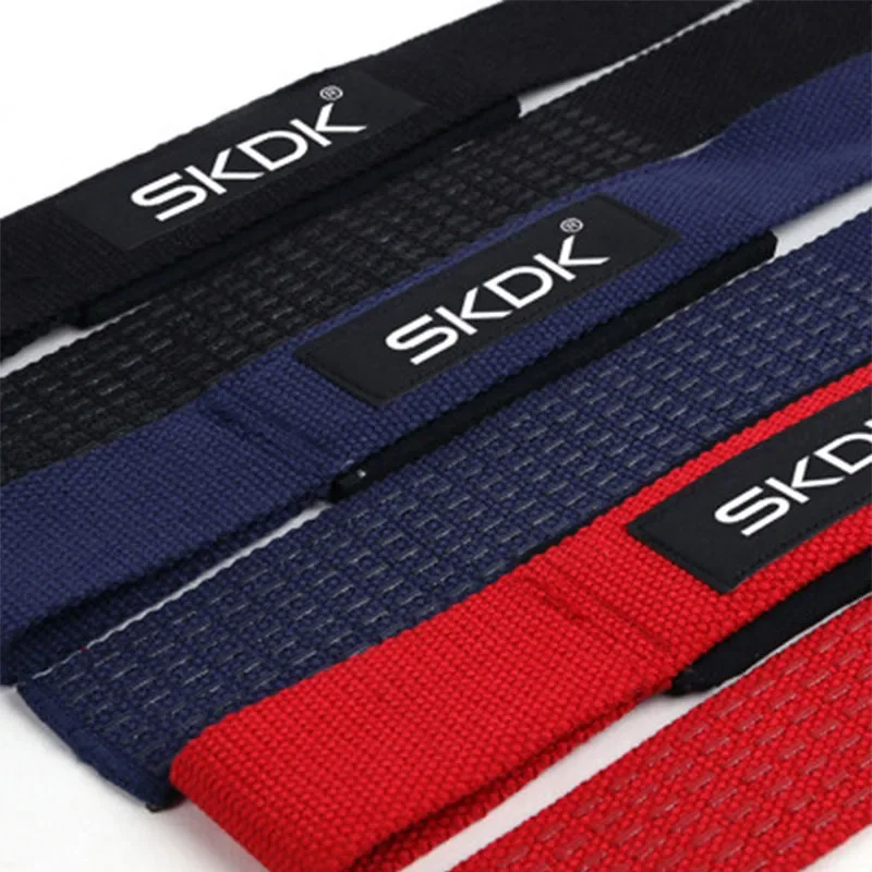2Pcs Sports Grip Band Weightlifting Wrist Straps Strength Training Adjustable Non-slip Gym Fitness Lifting Strap Wrist Support