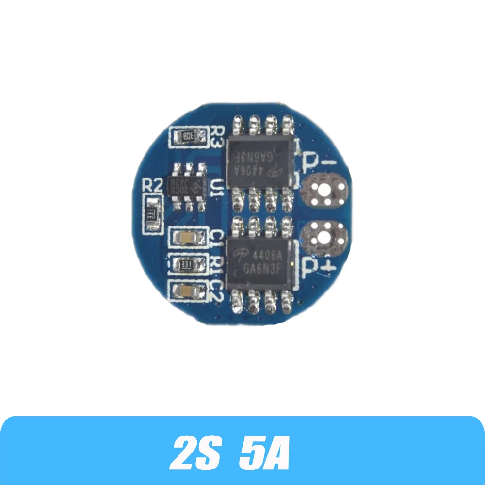 BMS 2S 3A 4A 5A 8A 10A 13A 20A 7.4V 8.4V Li-ion 18650 Lithium Battery Protection Board Short Circuit Protection