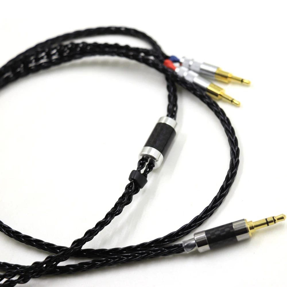 8Core BlackJelly High-end Taiwan 7N Litz OCC Headphone Replace Upgrade Cable for Sennheiser HD700 HD 700 Earphone 2X2.5mm