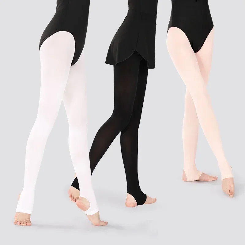 Professional Ballet Tights Dance Foot Stirrup Tights Ballet Stockings for Women Girl Skate Dance Gymnastic Tights Pantyhose 60D