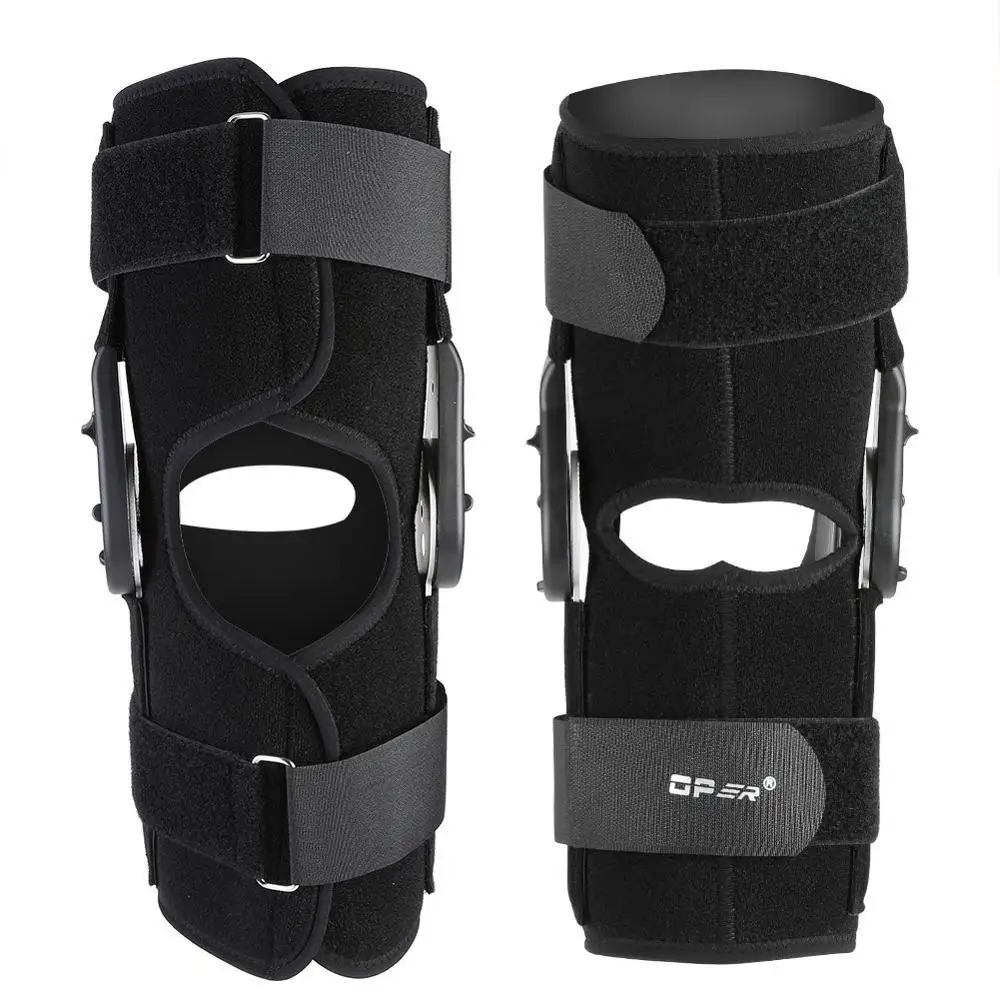 Medical Adjustable knee Joint Holder Hinged Brace Knee Support Pain Relife Orthosis Ligament Sport Injury Splint Sport Knee Pads