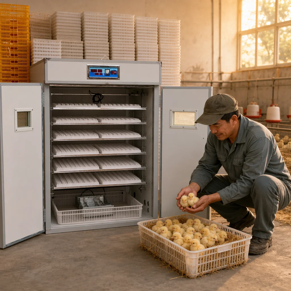 Micro-computer 1056 Eggs Incubator Poultry Hatching Machine For Sale In South African