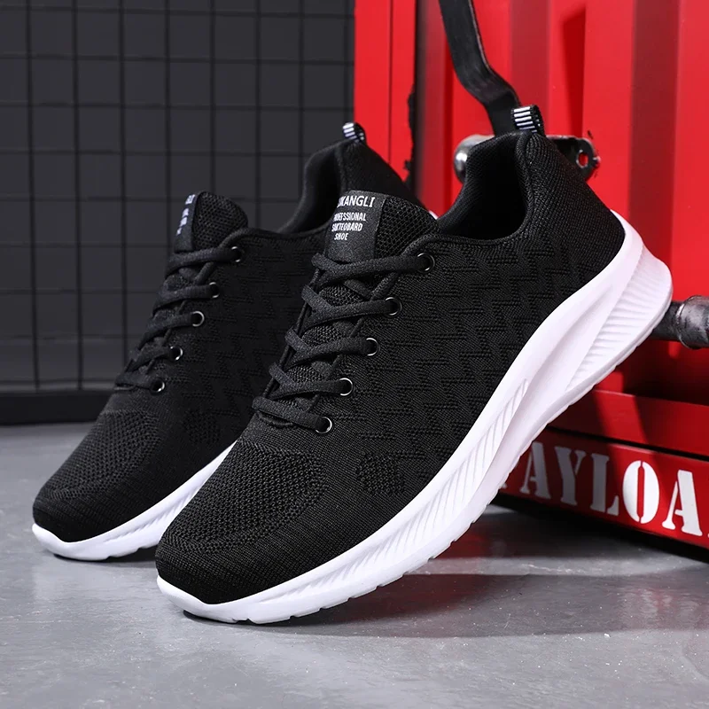 ELUVA Men Slim Sneakers 2025 Comfortable Walking Shoes Non Slip Lightweight Breathable Casual Running Shoes for Men Jogging Gym