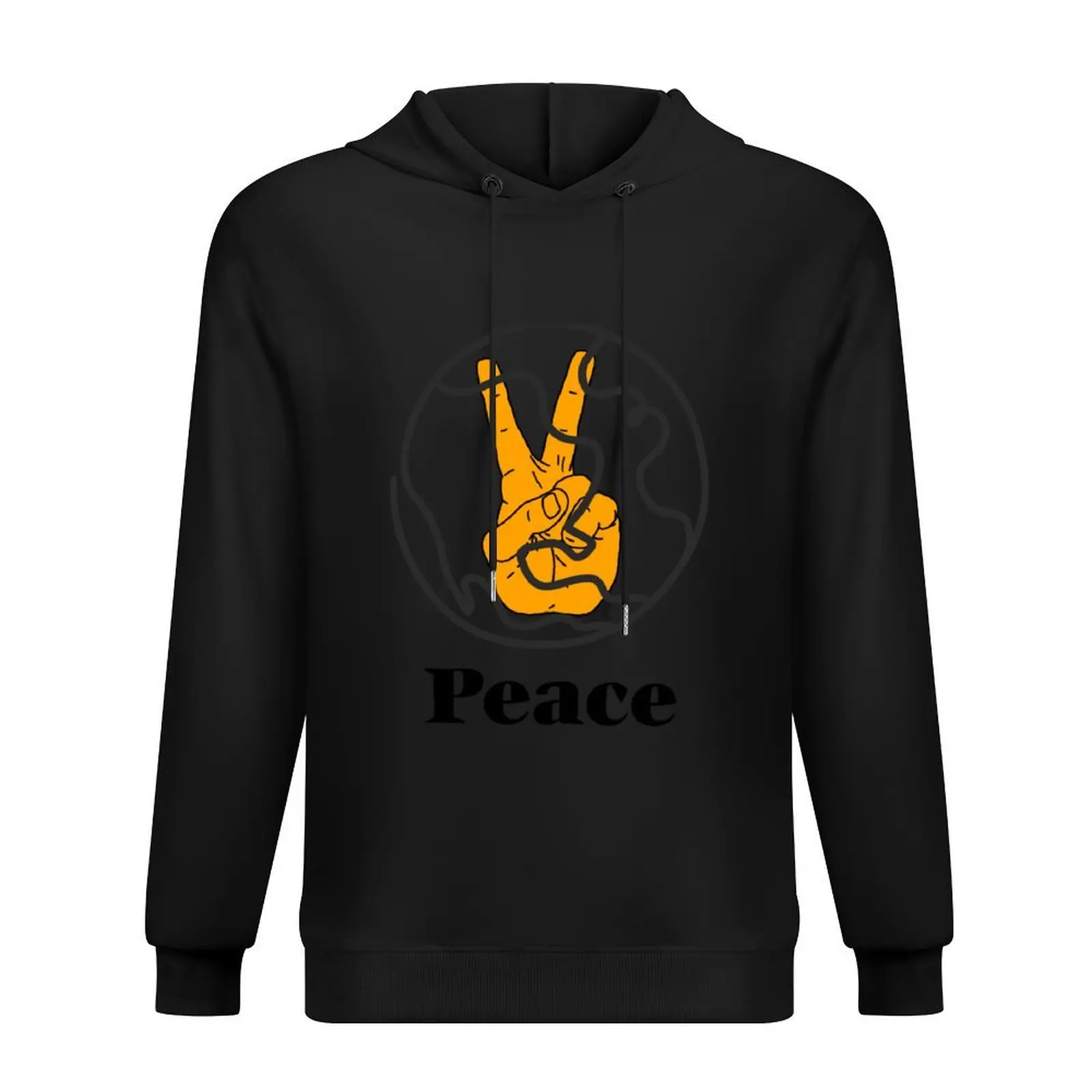 

Peace For The World Fingers Hoodie anime clothing aesthetic clothing autumn jacket men graphic t shirts men graphic hoodie