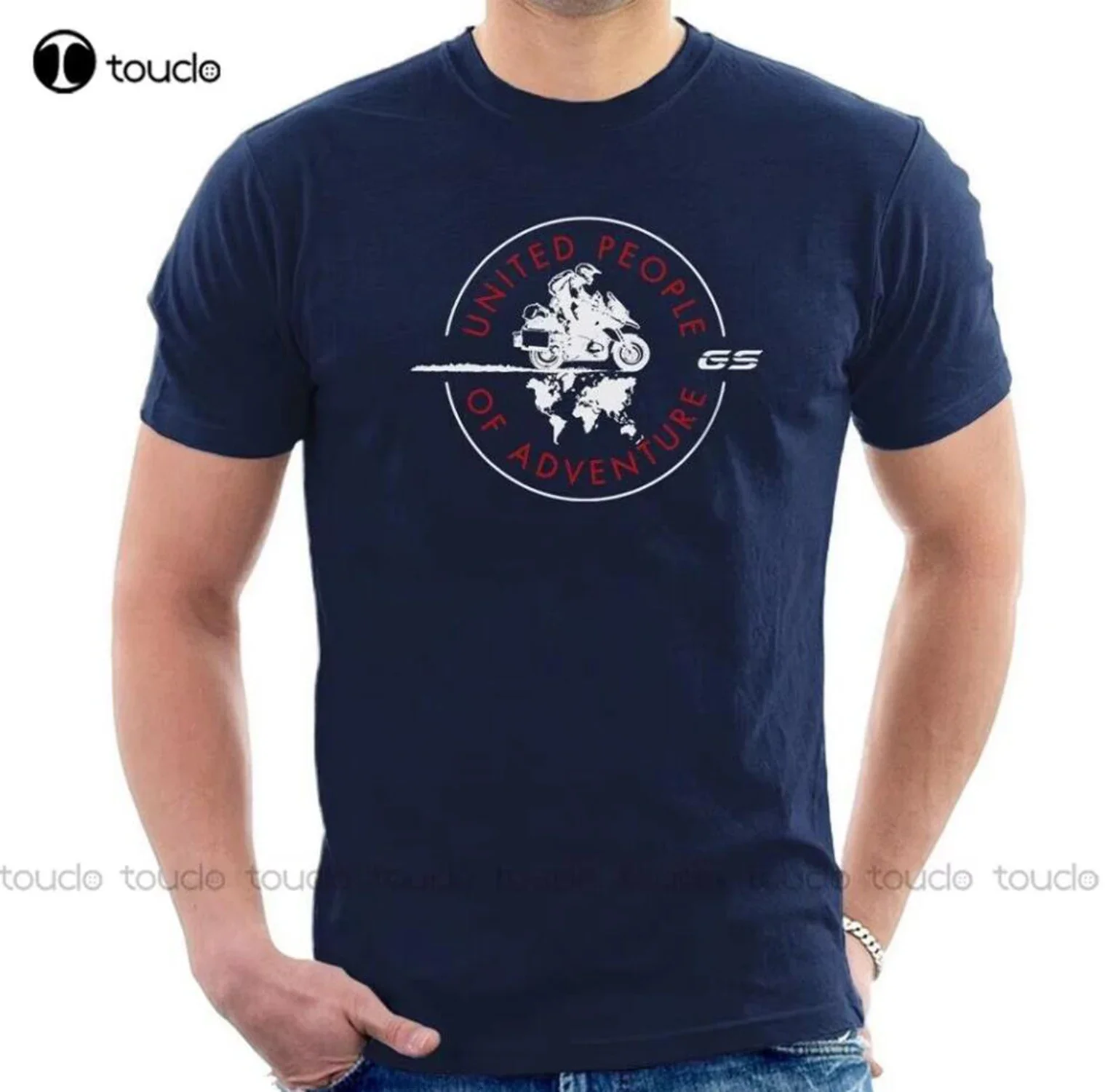 R 1200 Gs United People of Adventure T-Shirt Motorcycles New Men T-Shirt Men Summer Style Casual Tee