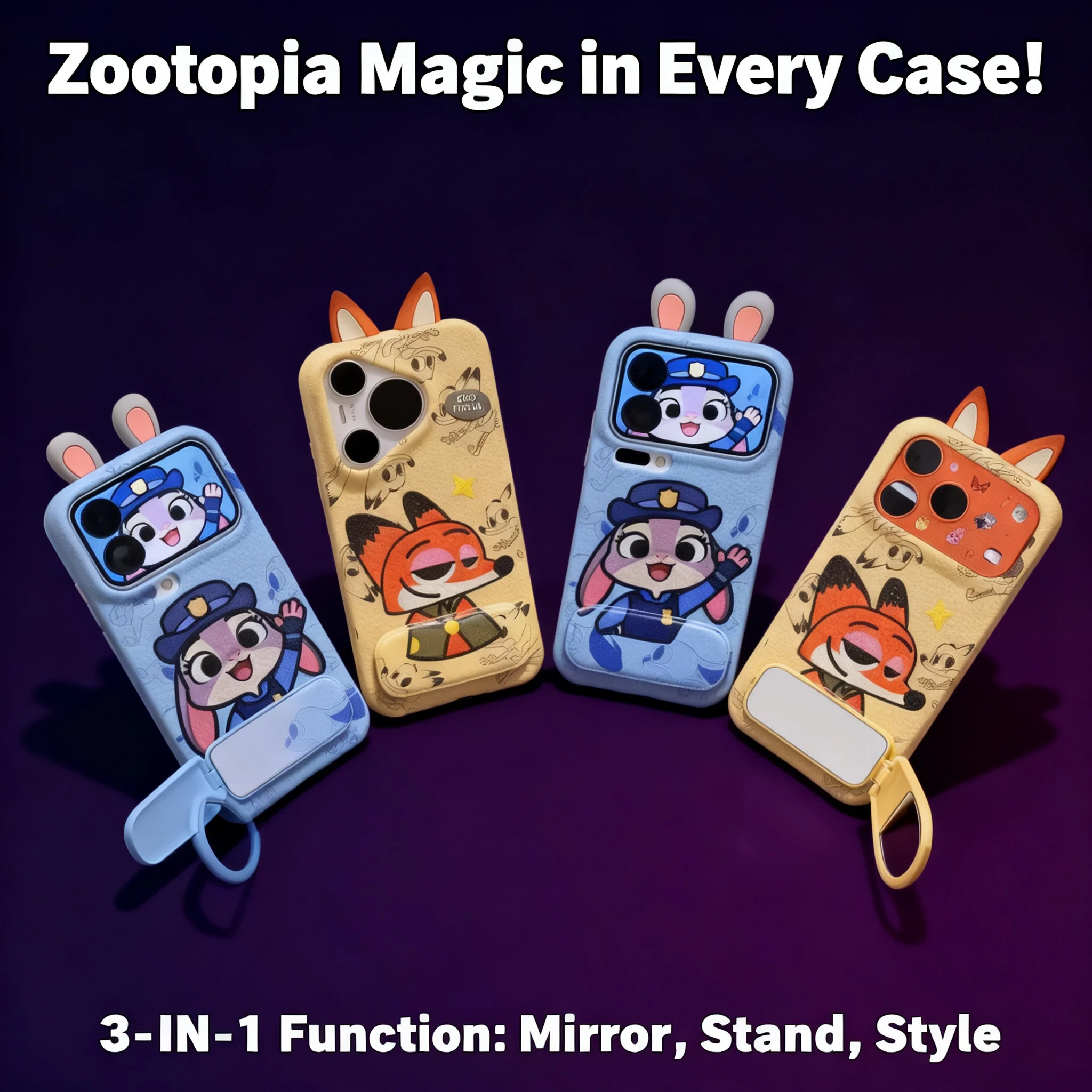 

Nick Judy Cartoon Anime Pattern Anti Shock Protective Case Cover for iPhone 17 iPhone 16 Fall Winter Leather Texture Phone Case