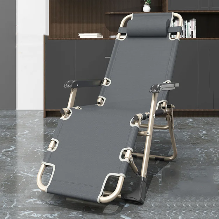 

High Quality Outdoor Foldable Bed Portable Office Reclining Folding Chair Lounge Chairs
