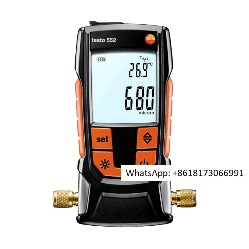 Testo552 vacuum gauge, vacuum gauge, negative pressure gauge, high-precision digital display electronic pressure gauge