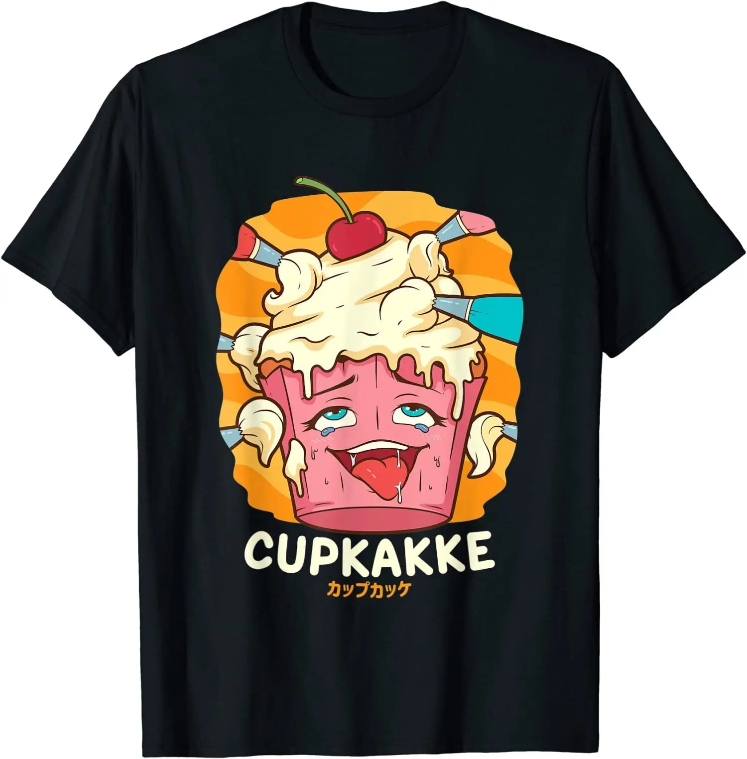 

NEW LIMITED Funny Kawaii Japanese Cupcake Design Great Gift Idea T-Shirt S-3XL