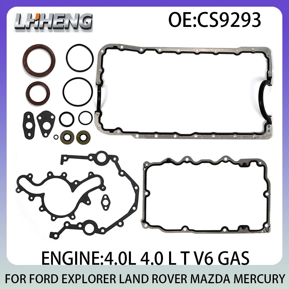 

Engine Parts Lower Gasket Set FOR Ford Ranger Explorer Mustang Mercury Mazda 4.0L 4.0 L T V6 GAS 1997-2011 CS9293 F40 E