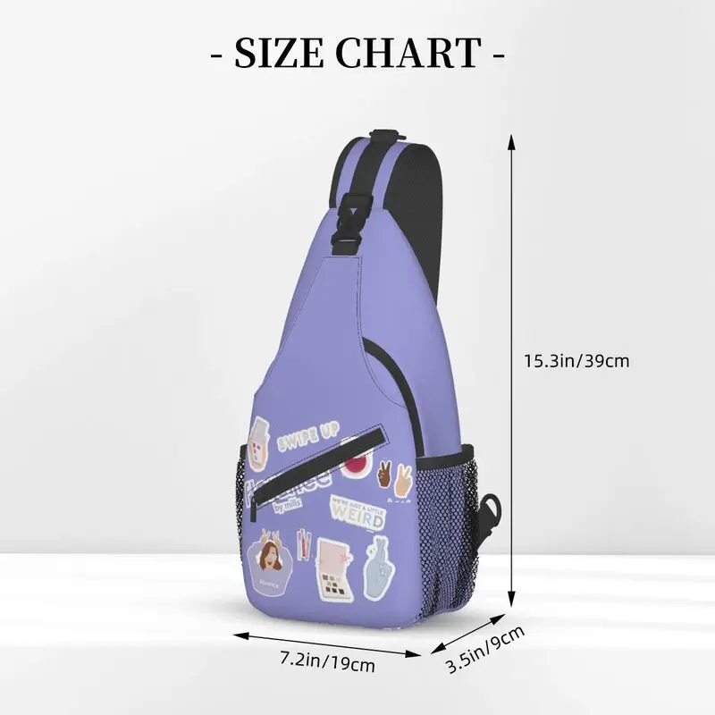 Florence By arms – sac à dos à bandoulière pour hommes, sac de poitrine personnalisé pour cyclisme, Camping, sac de jour