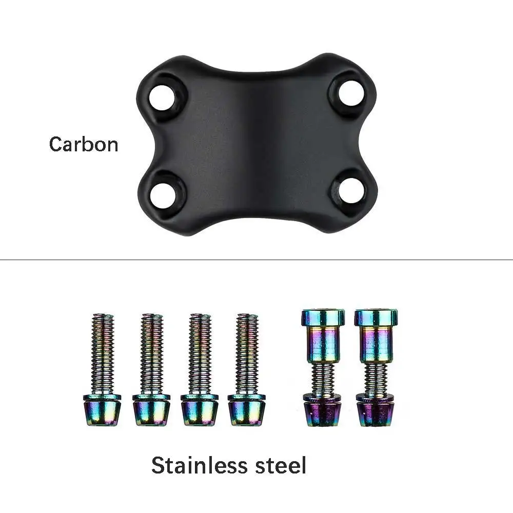 Bicycle Carbon Stem 31.8mm MTB/ Road Bike Stems 6/17 Degree Positive/Negative Suitable for carbon fiber handlebars