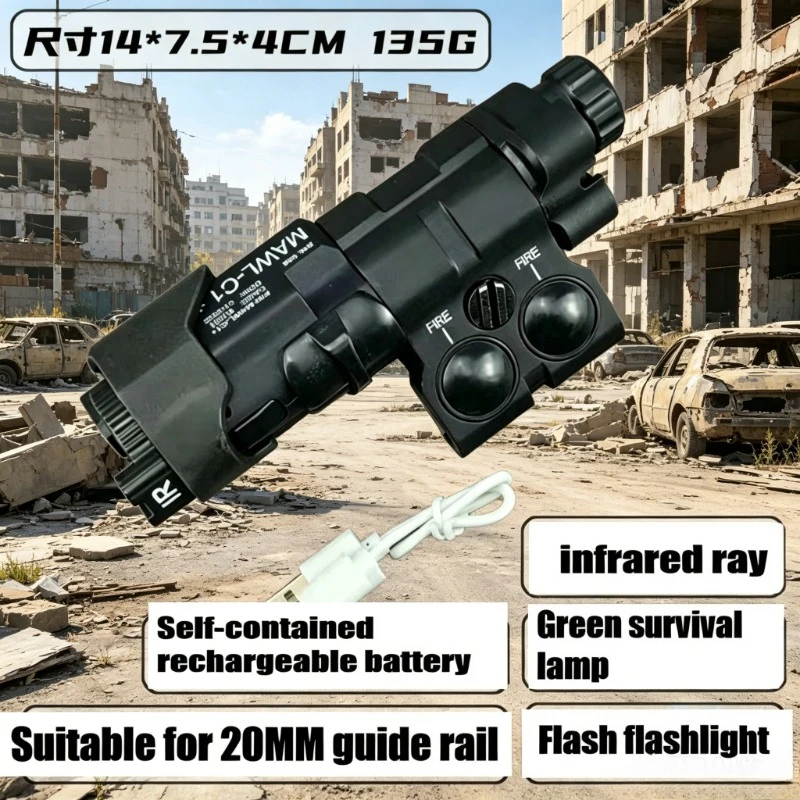 

Durable Combination Lamp Block Fits 20-22mm Stand, Red Ray Torch Outdoor Hobby Gear