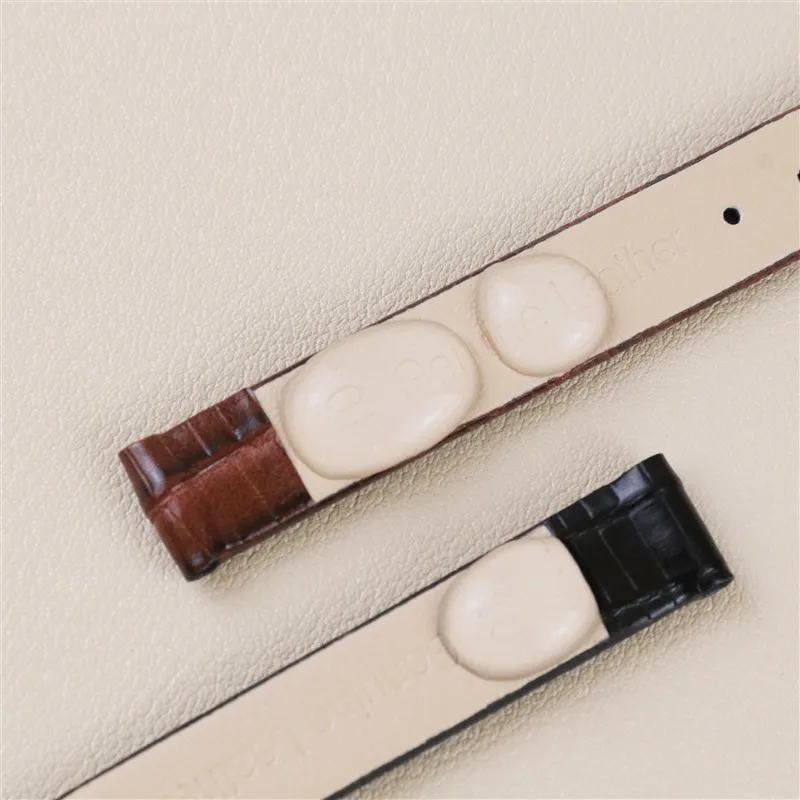 Lizard Grain Slim Leather Watch strap 8mm 10mm 12mm 14mm 16mm For Women Watch Accessories High Quality Lizard lines Watchband