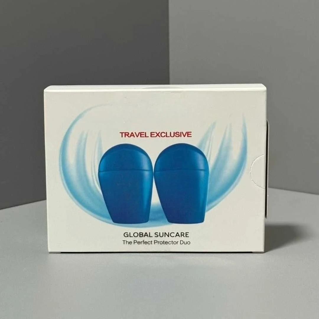 

HOT MAKE UP TOOL FOR BEAUTY GLOBAL SUNCARE PERFECT PROTECTOR 2PCS*50ML