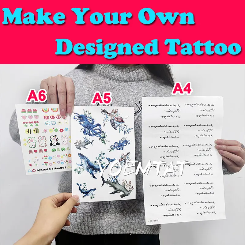 

Yoemtat Personalized Waterproof Temporary Tattoo Sticker Customize Tattoo Diy Personal Name Tatto Stickers Flash Fake Tattoos