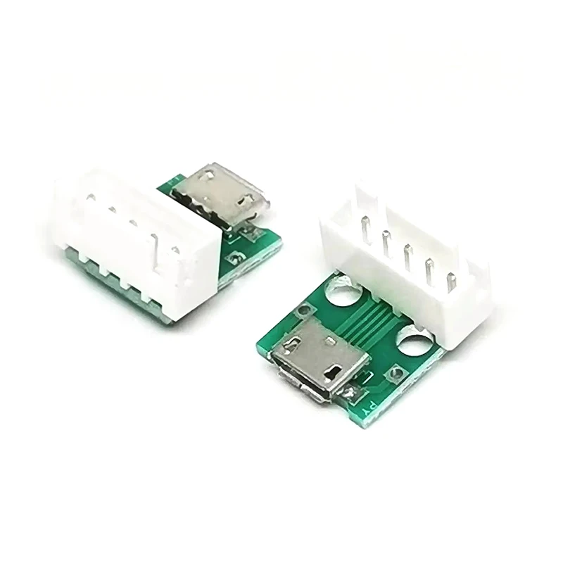 10 قطعة مايكرو USB إلى DIP محول 5pin موصل سالب B نوع PCB محول اللوح لوحة توزيع SMT مقعد الأم