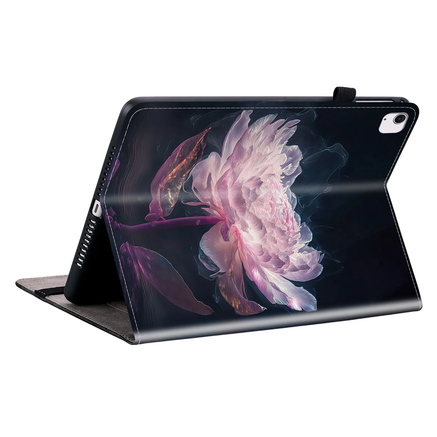 Etui ze stojakiem na iPad Air 13 11 2024 luksusowe ze skóry PU etui na iPad Pro 11 2024 5. Generacji gniazdo na karty TPU z powrotem