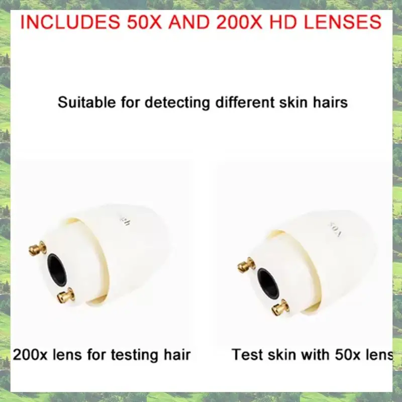 محلل T83C-Skin لتشخيص أدوات العناية بالبشرة مع قابس أمريكي قابل لإعادة الشحن بعدستين