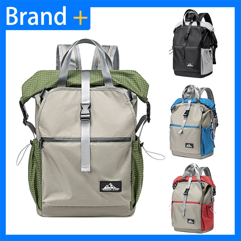 

Outdoor Hiking Bag Lightweight Convenient Cycling Sports Travel Backpack Expandable Roll Top Male College Climbing Camping Bag