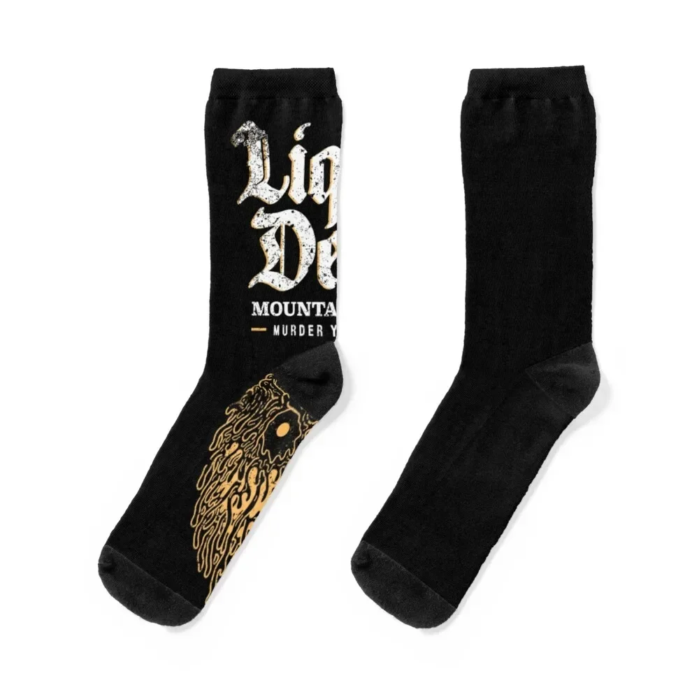 Liquid Death Distressed vintage Socks men cotton high quality halloween funny gifts happy Socks Ladies Men's