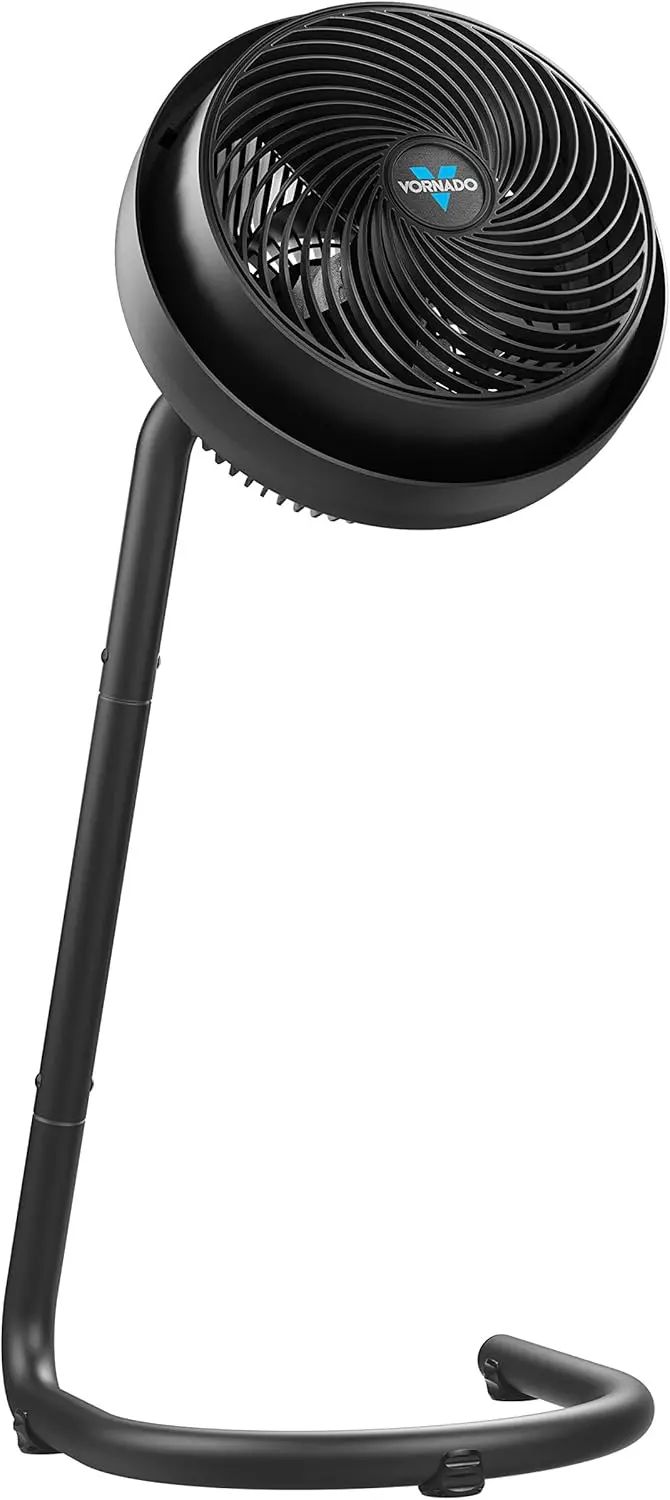 

Вентилятор-циркулятор воздуха для всего помещения 783, регулируемая высота, 3 скорости, наклоняемая головка, съемная решетка, обдувает воздух на расстояние до 30 метров, напольный