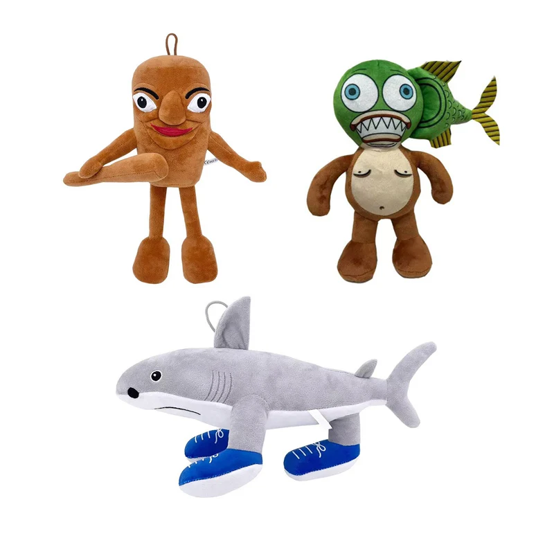 New hot Tralalero Tralala Shark Plush Tungtungtung Sahur Plush Doll toys