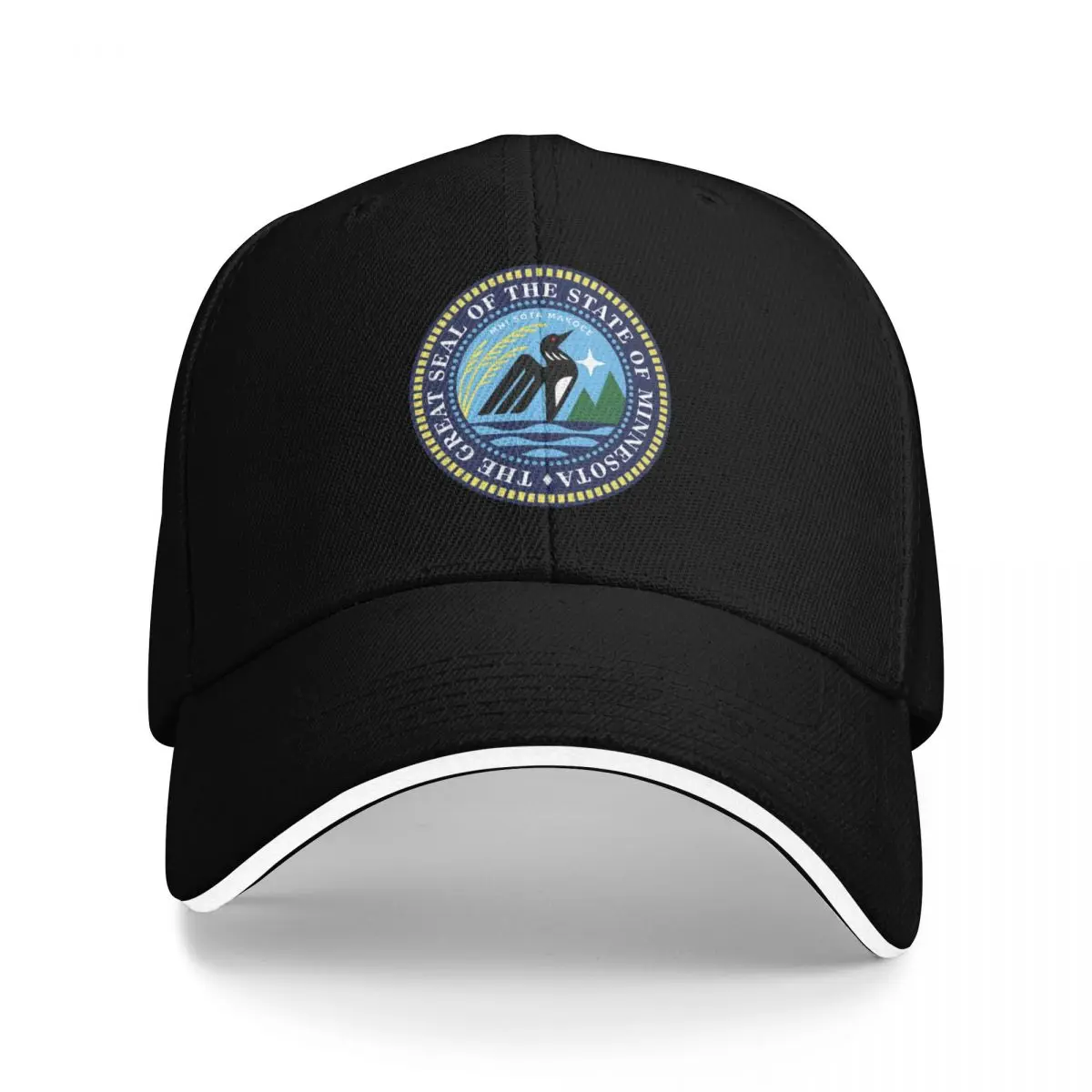 

Minnesota Seal Baseball Cap black Horse Hat Luxury Cap Men's Baseball Women's