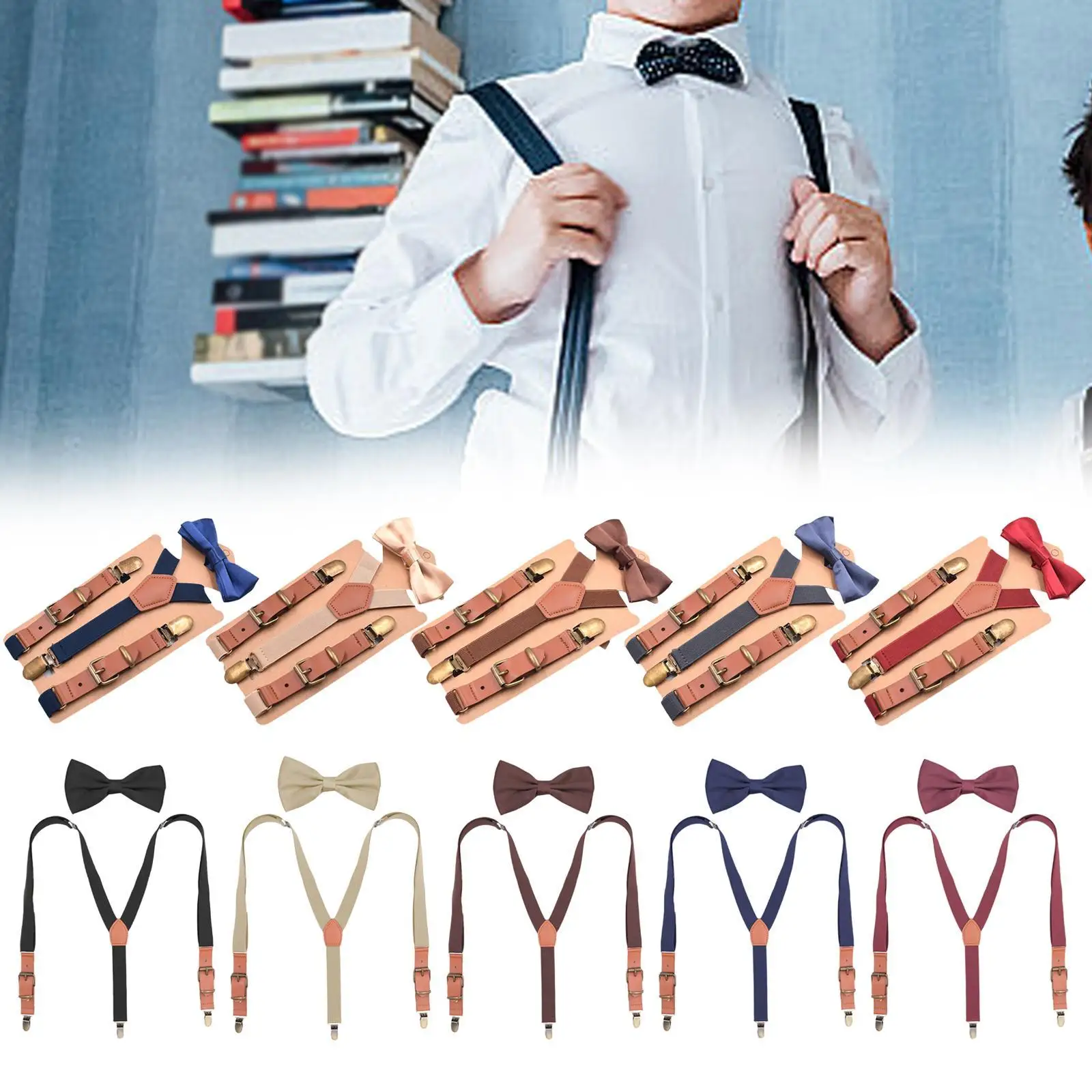 Bretelles de surintendant pour enfants, pantalon de surintendant, bretelles pour fête, mariage, costume formel GroomTIME