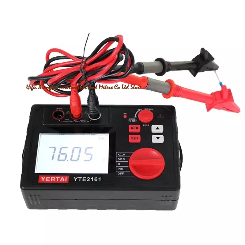 YTE2160/YTE2161 high-precision Digital Insulation Resistance tester 1000V,10GΩ/2500V,100GΩ