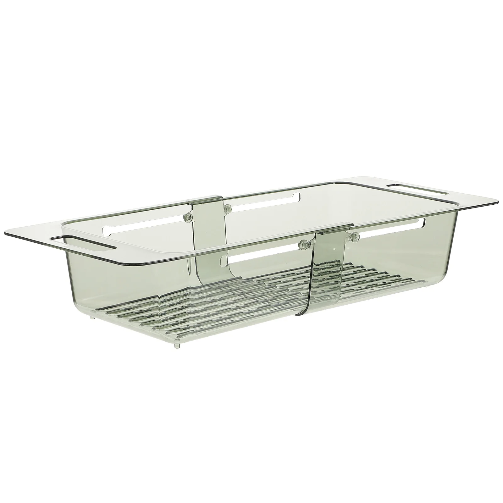

Pet Drainer Smooth Edges Storage Solution Colander Adjustable Sink Basket Kitchen Holder Strainer Drying Rack Easy