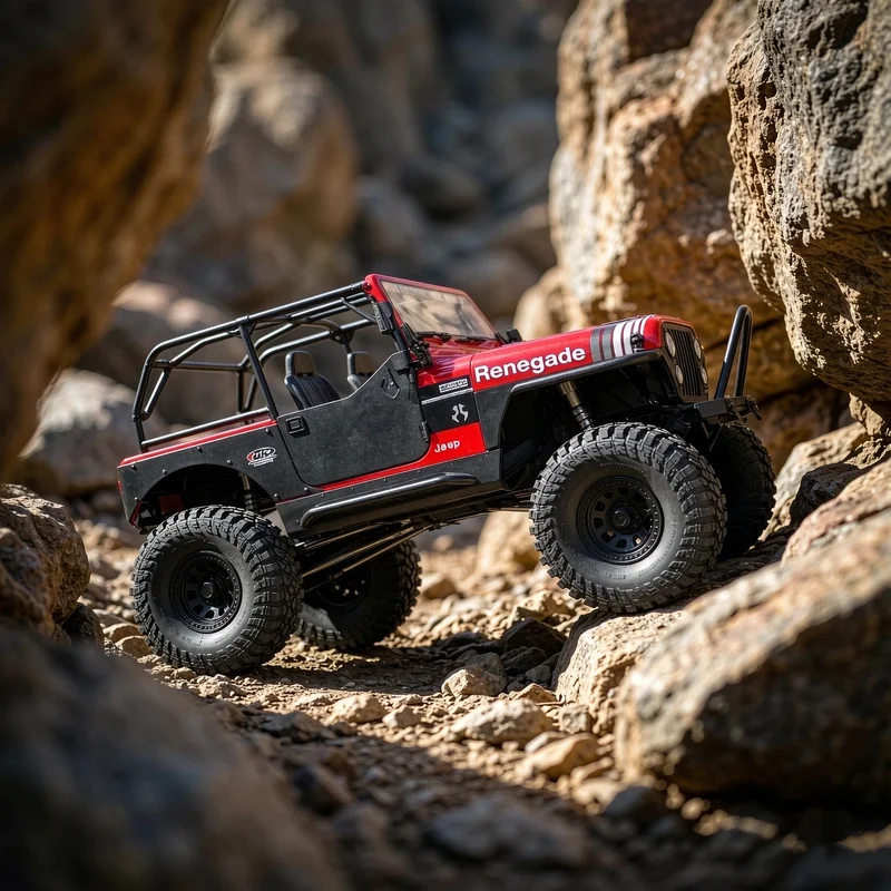 Hot 1/10 AXIAL SCX10 III Simulation 4WD Jeep CJ-7 V2 Remote Control Climbing Off-Road Vehicle Brushed 3S Electric RC Model Gifts
