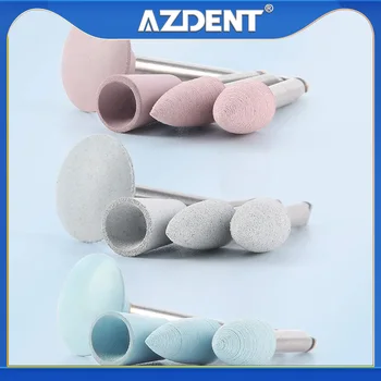 1 バッグ Azdent シリコーン研磨歯科用コンターアングルハンドピース複合/天然歯/磁器仕上げ