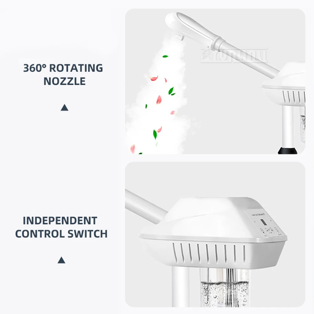 

Озоновый горячий отпариватель для лица, увлажнитель теплого тумана для глубокой очистки лица, испаритель для салона дома