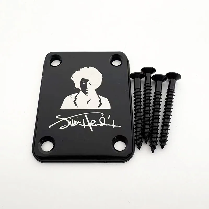 JIMI HENDRIX Signature Edition Neck Plate For Electric Guitar Gold/Silver/Black - view 4