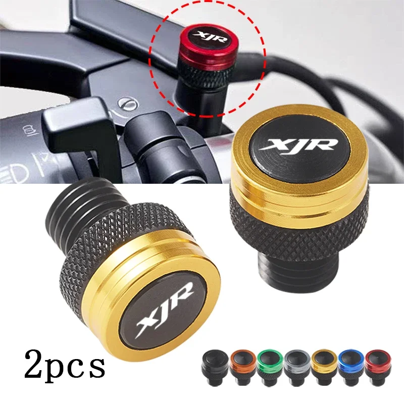 Motorcycle M10*1.25 Aluminum Screws Bolts Mirror Hole Plugs Cap For Yamaha XJR1200 XJR1300 XJR 1200 1300 Accessories