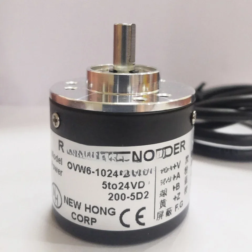 

24V New Incremental Encoder Rotary Reverse Phase Difference 1024P/R1000 Line 6-1024-2