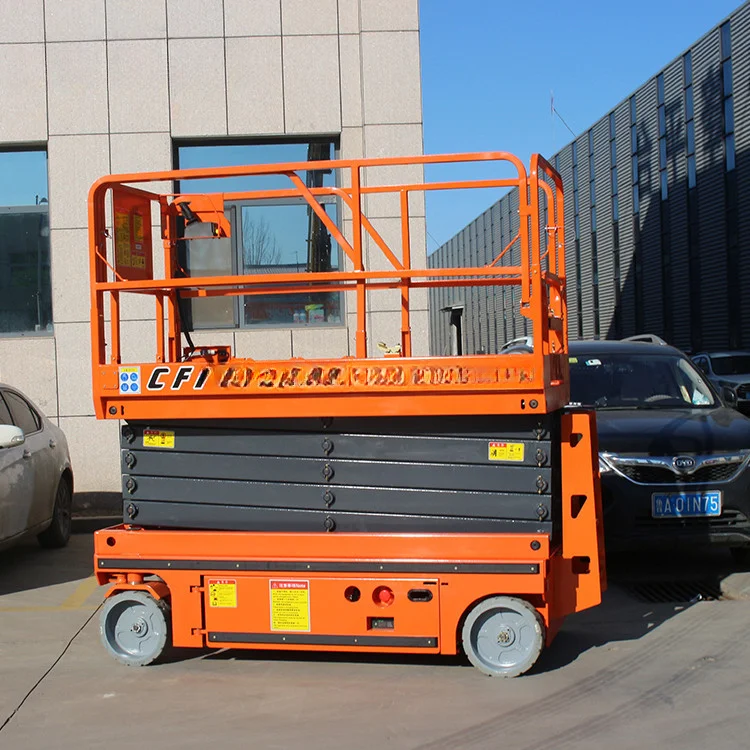 Scissor Lift Platform Lift Aerial Work Platform Scissor Lift 10m Mobile Hydraulic Scissor Lifting Platform Outdoor Scissor Lift