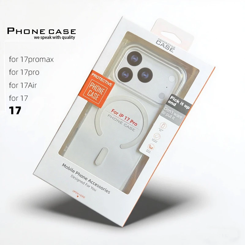 

Новый чехол для телефона, подходящий для iPhone 17 Pro Max Air, защита от падения и царапин, защитный чехол из ТПУ для ПК, полные чехлы