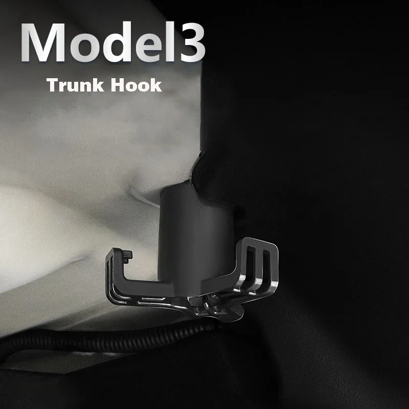 

2 Pcs Car Trunk Hook Pendant Trunk For Tesla Model 3 2021 2022 Grocery Bag Hook Luggage Compartment Glove Bag Hook Accessories