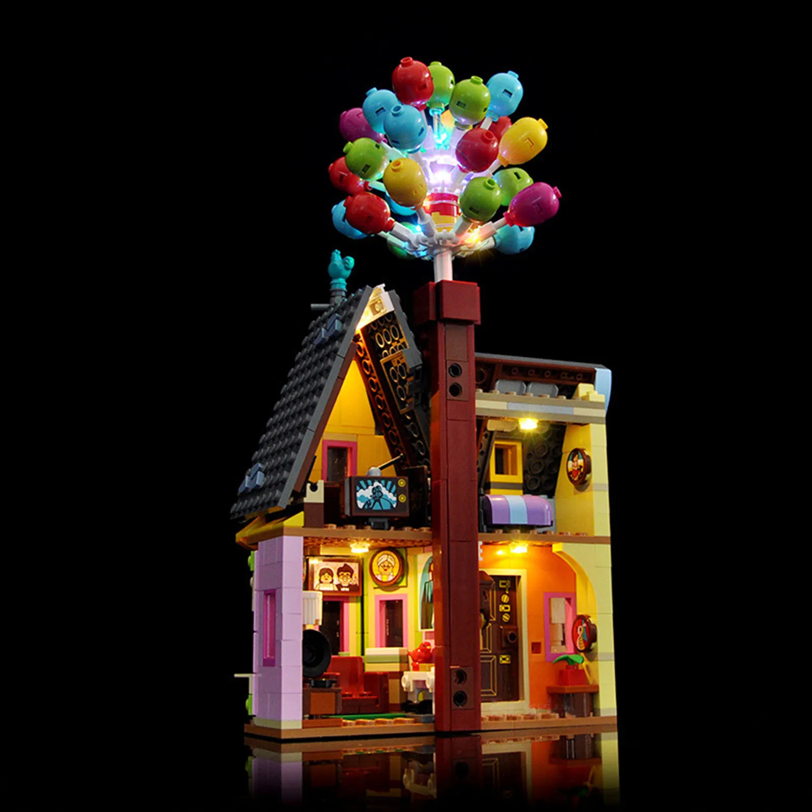 LYBMTWF LED-Beleuchtungsset, kompatibel mit dem Lego 43217 Disney und Pixar „Up“-Hausmodell (Modellbausteine NICHT im Lieferumfang enthalten)