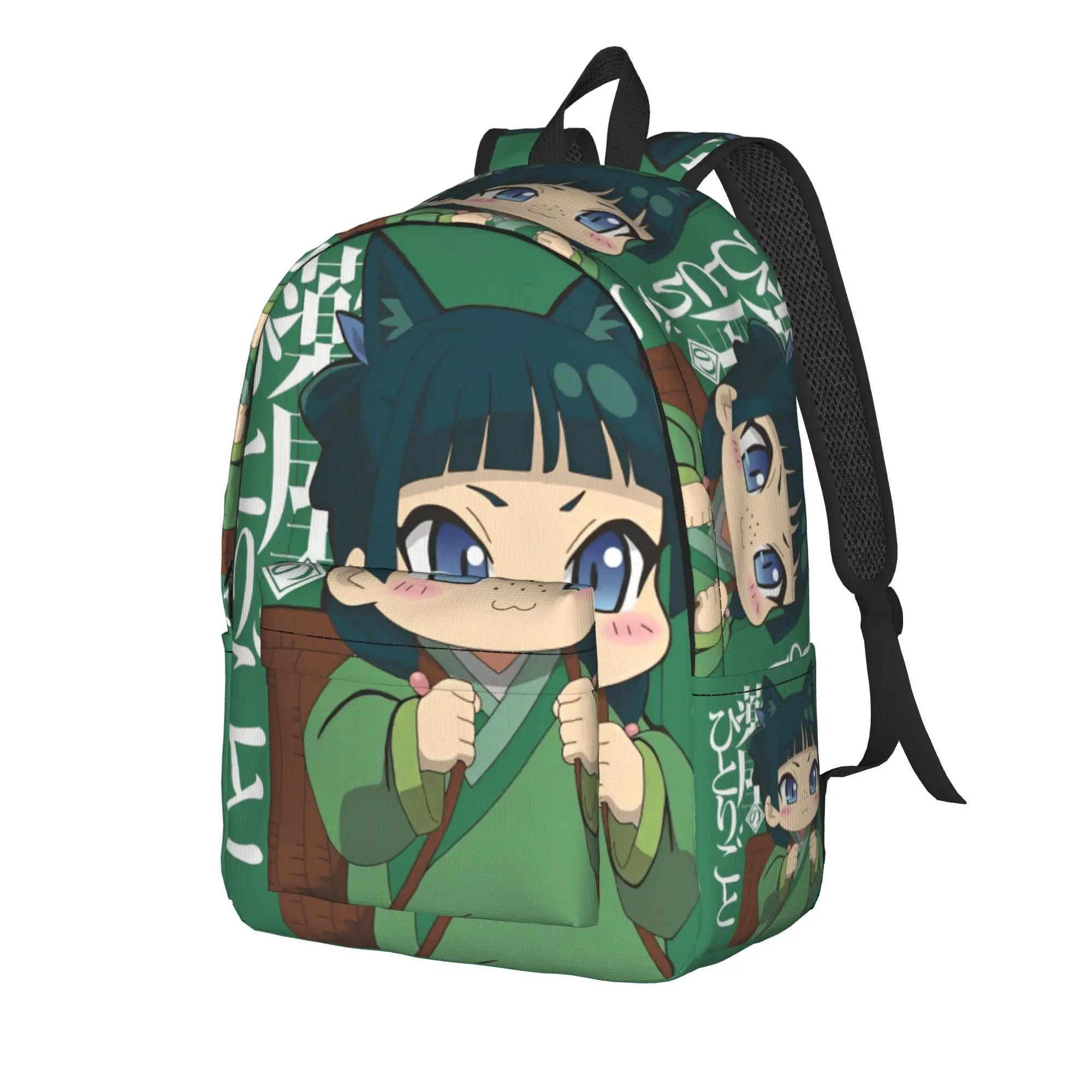 The Apothecary Diaries Backpack  Teen Polyester Workout Backpacks Large Modern High School Bags Rucksack