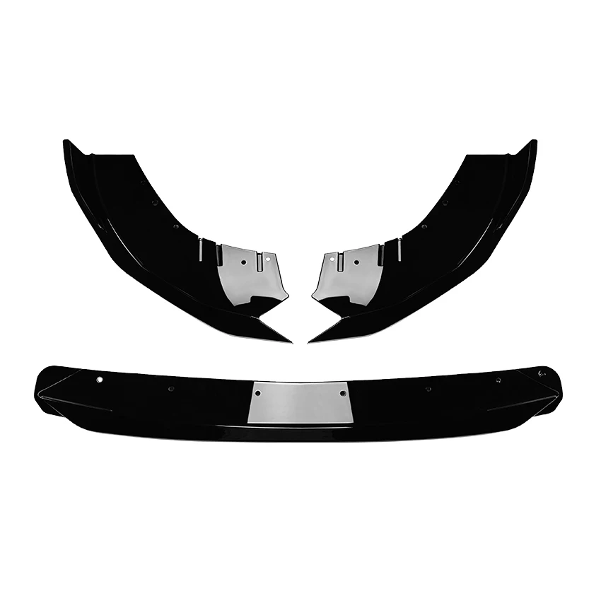 AMP-Z G42 Front Bumper Lip Splitter Gloss Black Auto Body Kits for BMW 2 Series Coupe G42 M Sport 2022+