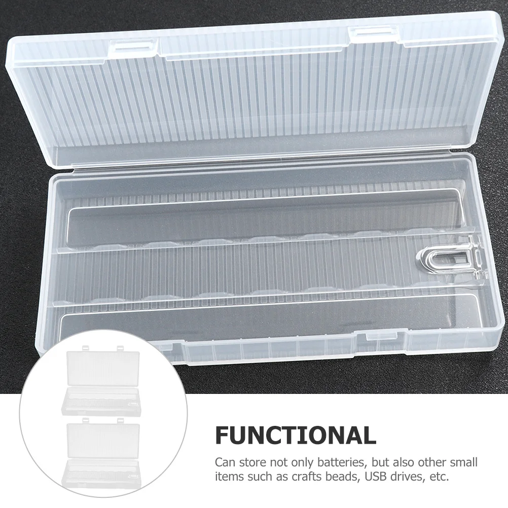 

2Pcs Plastic Storage Box Organizer Durable Lightweight Small Items Container Storage Organizer Box