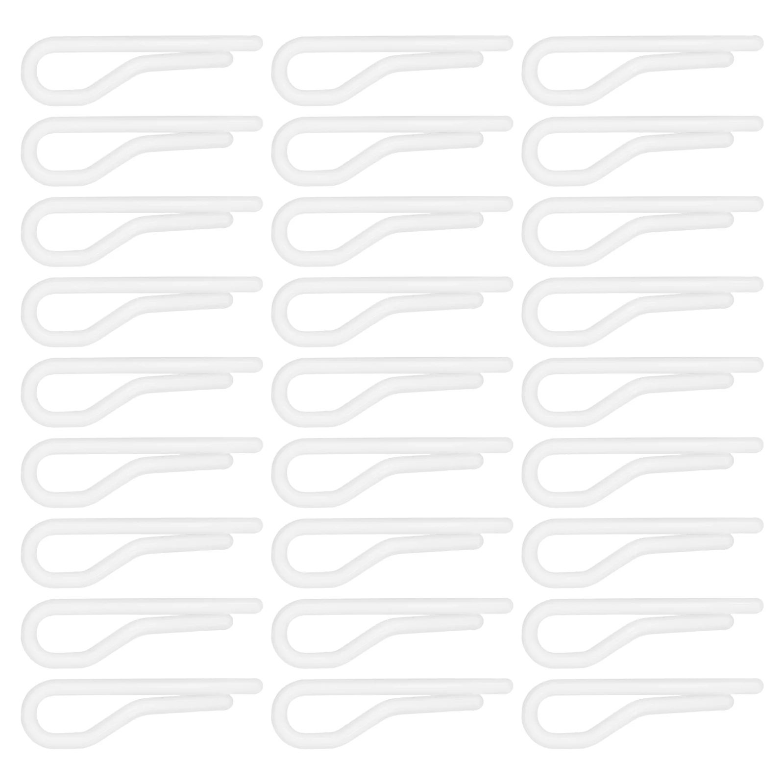 

200pcs Shirt Clips Clothes Pins Plastic Garment Clamps Smooth Edge Fashionable Versatile Strong Texture Shirt Fixing Clip Pants