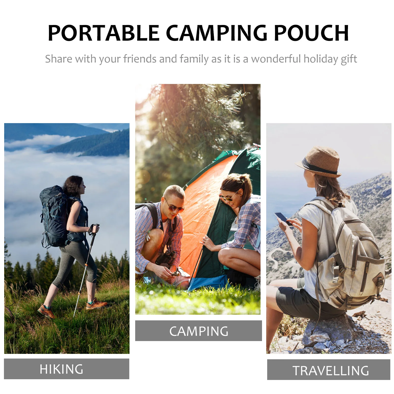 

20 L Solar Bath Bags Camping Shower Hot Water for Hiking Portable Outdoor Travel