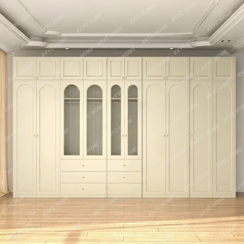

Aesthetic Luxury Wardrobes Tall Locker Transparent White Open Bedroom Wardrobe Clothes Girls Metal Guarda Roupas