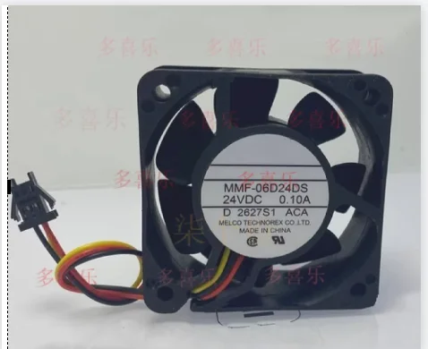 WW   for Mitsubishi MMF-06D24DS-ACA DC 24V 0.10A 60*60*25MM Inverter Cooling Fan