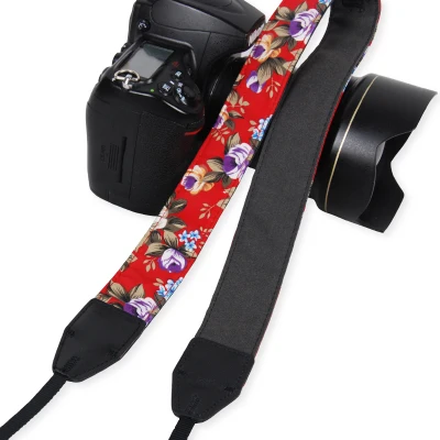 NEW Camera Shoulder Strap Neck Belt Vintage Chinese Flower Style Durable Cotton Universal Straps for Canon for Nikon DSLR